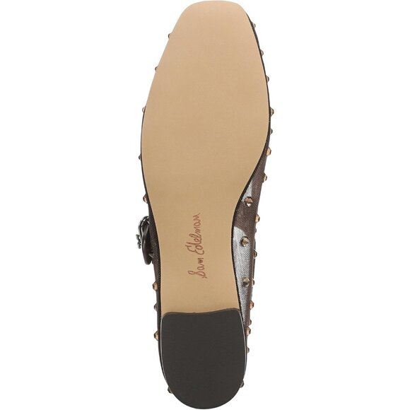 Sam Edelman Womens Café Noir Polyester Closed Pointed Toe Flat Shoes - Picture 4 of 6